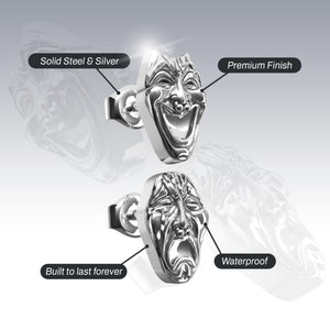 LAUGH NOW, CRY LATER STUD EARRINGS