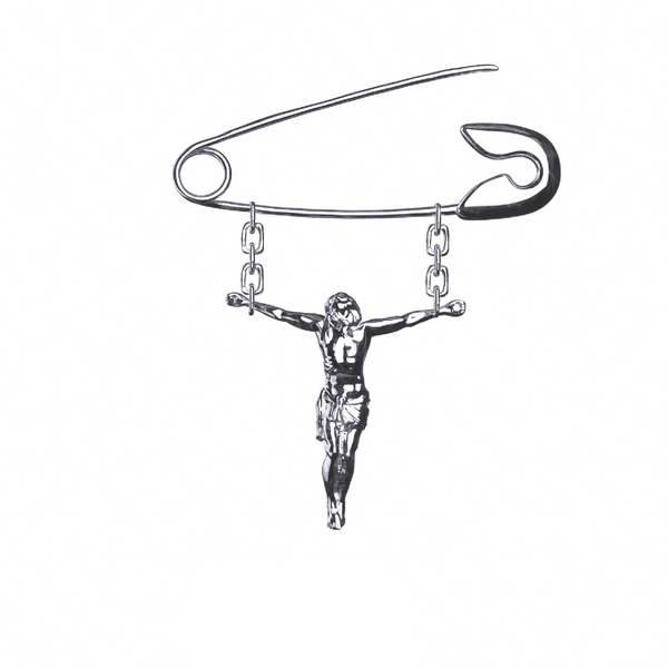 "JESUS BRINGS SAFETY" PIN