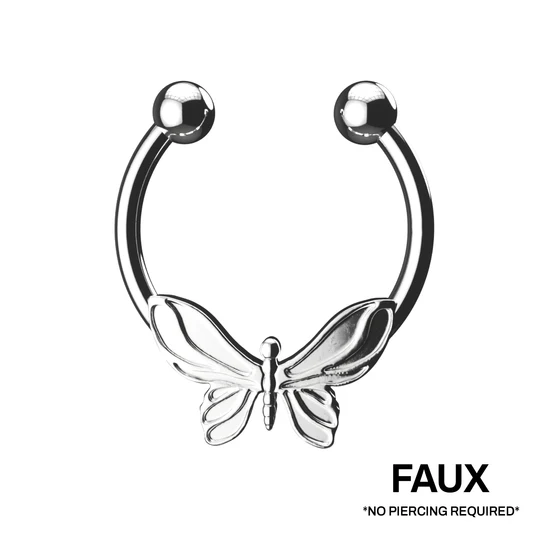 FAUX BUTTERFLY SEPTUM