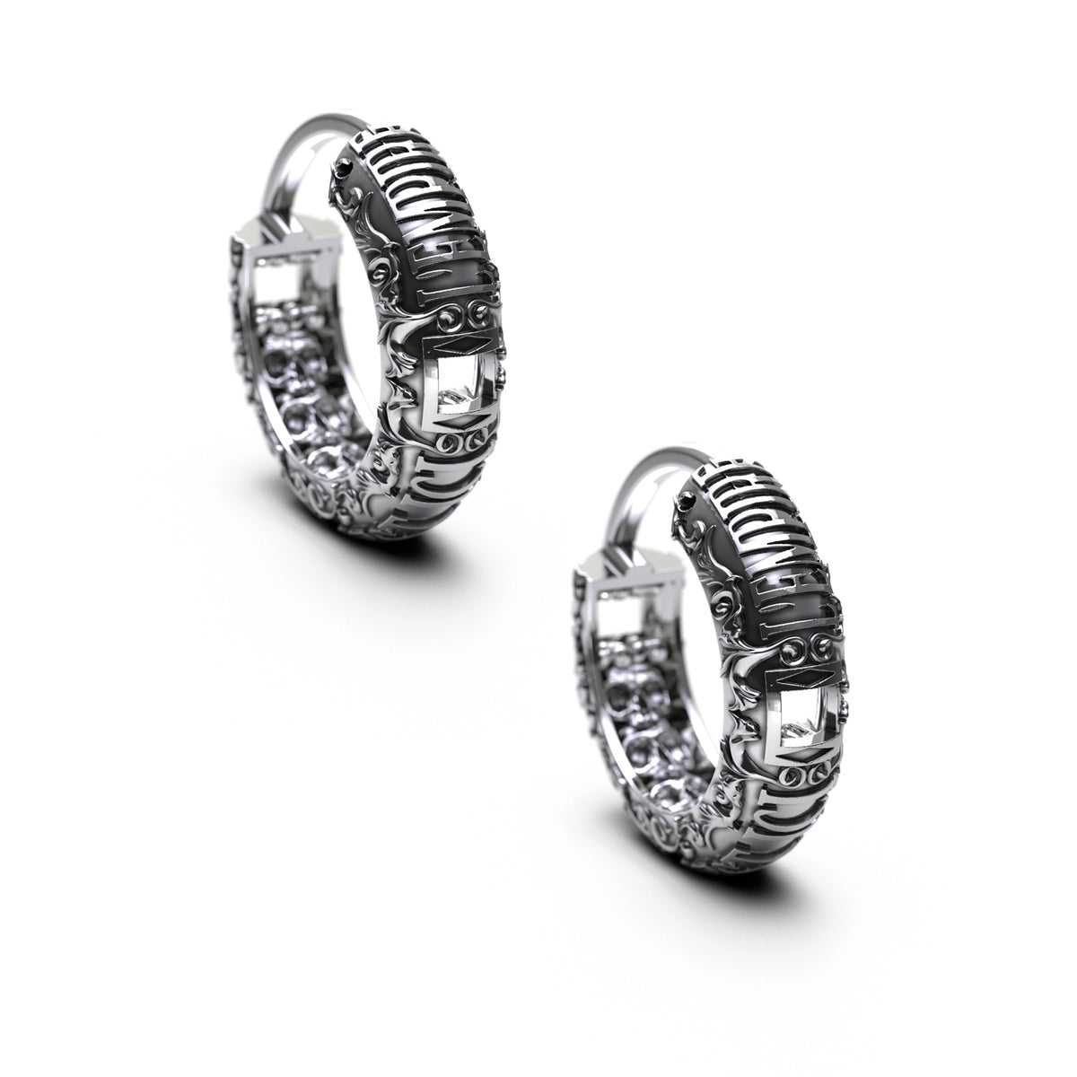 CATACOMB HOOP EARRING
