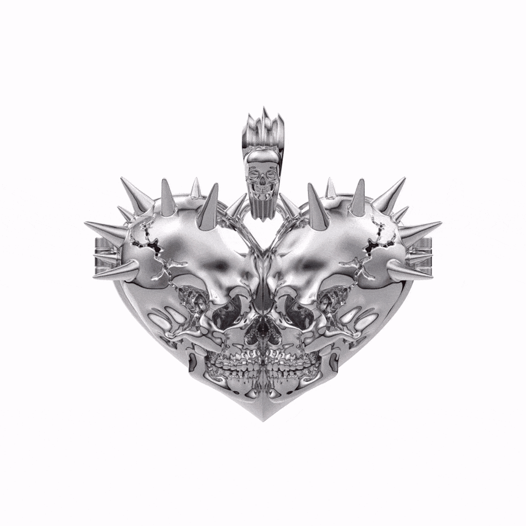 'TIL DEATH DO US PART' LOCKET PENDANT