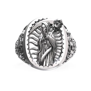 SANTA MUERTE SIGNET RING