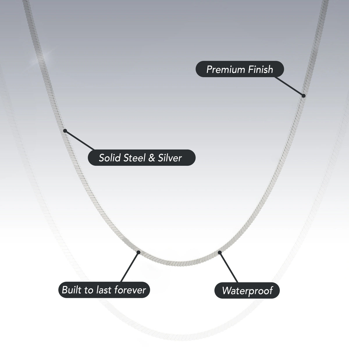 1.5MM STERLING SILVER SQUARE SNAKE CHAIN