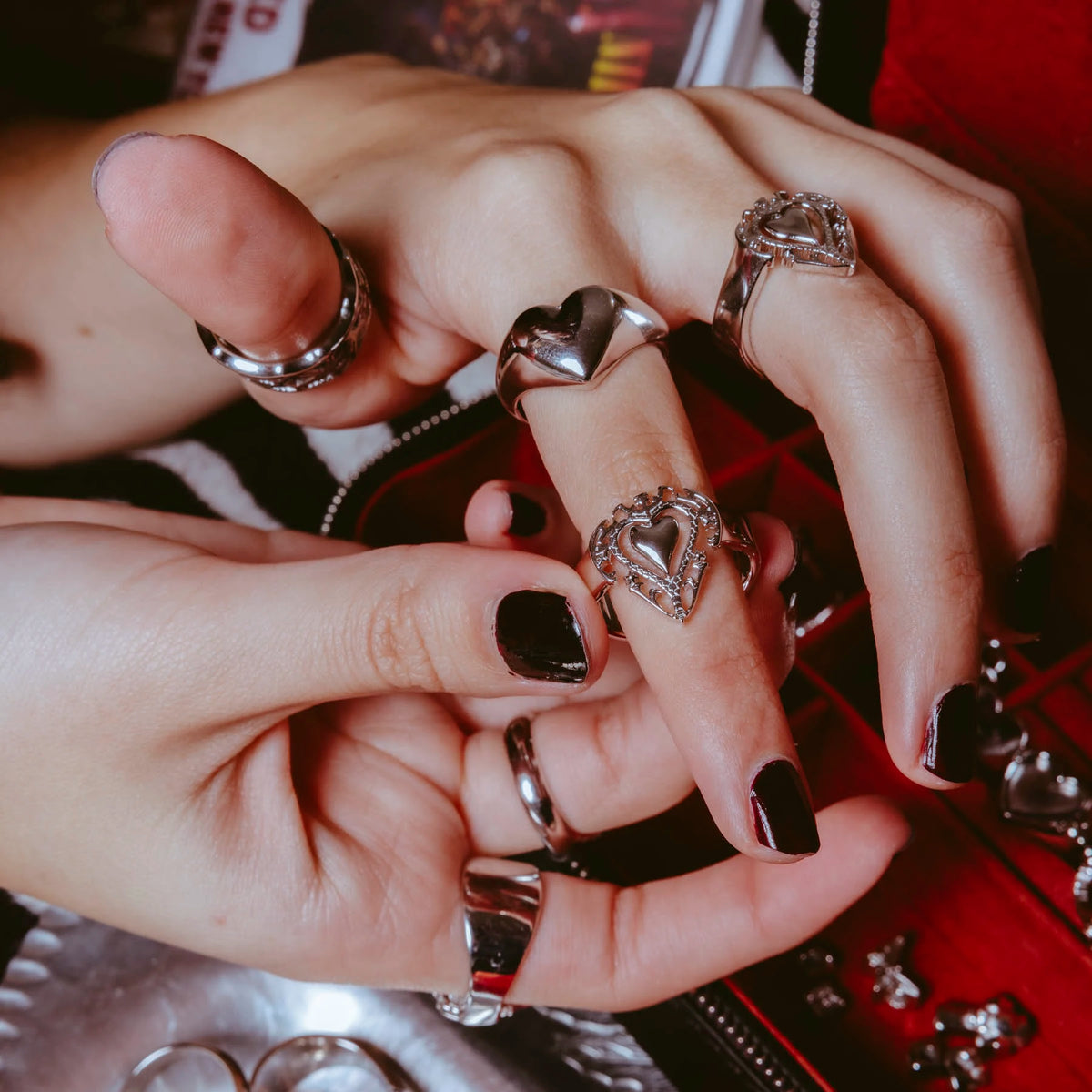 ANTIQUE HEART RING (ENGRAVABLE) - Hard Jewelry™